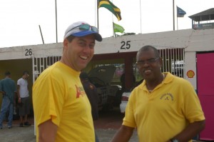 Doug Gore (l) with Fellow Evo Artisan Chress White