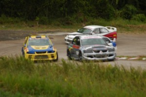 Gore ans Summerbell coming up through the esses at the beginning of MP Convoy #2