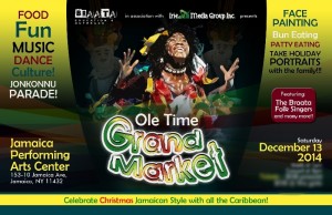 A "staged" effort to revive Jamaican Christmas traditions. But it needs to be out there on the street to create the real community atmosphere.