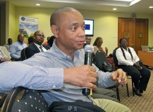 PSOJ Executive Director Dennis Chung asked the question: Where can the greatest improvements come that we could tackle first? (My photo)
