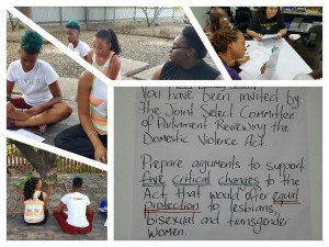 Saturday session with WE-Change. Development must include respect for human rights! (Photo: WE-Change)