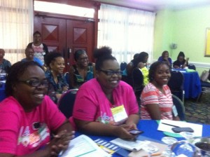 Participants in the ongoing PowHERhouse training with WMW Jamaica. (Photo: WMW/Twitter)