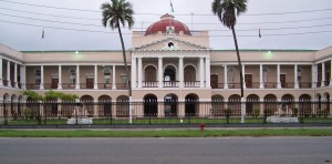 And here is the simply splendid Parliament Building in Georgetown, Guyana (which has a population of under 800,000, less than a third of Jamaica's). 